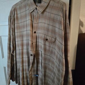 Orvis Mens XT Plaid button down shirt